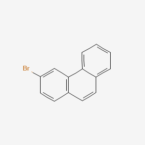 molecular formula C14H9B B1266452 3-Bromophenanthrene CAS No. 715-50-4