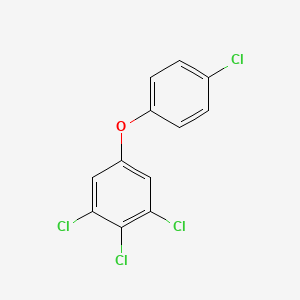 molecular formula C12H6Cl4O B12664526 3,4,4',5-Tetrachlorodiphenyl ether CAS No. 62615-07-0