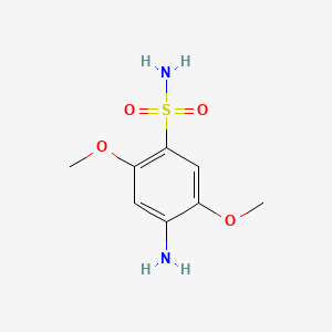 B1266457 4-Amino-2,5-dimethoxybenzenesulphonamide CAS No. 54179-10-1