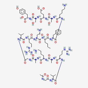 molecular formula C85H138N26O25 B12664592 Zendusortide CAS No. 2098662-44-1