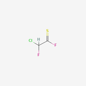 Acetyl fluoride, chlorofluorothio-