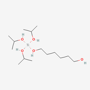 (Hexane-1,6-diolato-O)tris(propan-2-olato)titanium