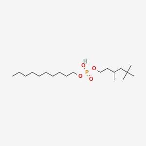 molecular formula C19H41O4P B12664615 Decyl 3,5,5-trimethylhexyl hydrogen phosphate CAS No. 85006-33-3