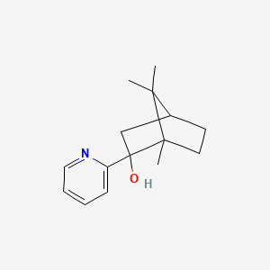 1,7,7-Trimethyl-2-(2-pyridyl)bicyclo(2.2.1)heptan-2-ol