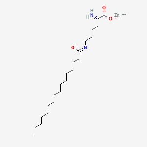 Zinc(2+) N6-(1-oxohexadecyl)-L-lysinate