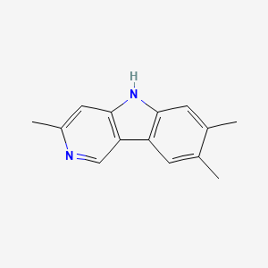 3,7,8-trimethyl-5H-pyrido[4,3-b]indole