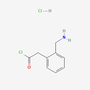 (2-(Aminomethyl)phenyl)acetylchloride hydrochloride