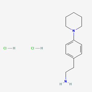 molecular formula C13H22Cl2N2 B1266488 4-哌啶基苯乙胺，二盐酸盐 CAS No. 38589-10-5