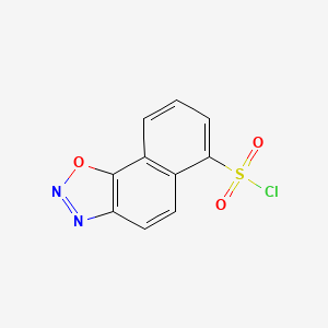 Naphth(2,1-d)(1,2,3)oxadiazole-6-sulphonyl chloride