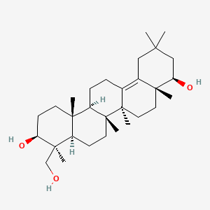 molecular formula C30H50O3 B12664949 Soyasapogenol F CAS No. 104033-83-2