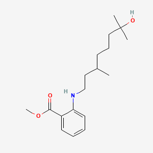 Methyl 2-[(7-hydroxy-3,7-dimethyloctyl)amino]benzoate