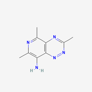 3,5,7-Trimethyl-pyrido(3,4-e)(1,2,4)triazin-8-ylamine