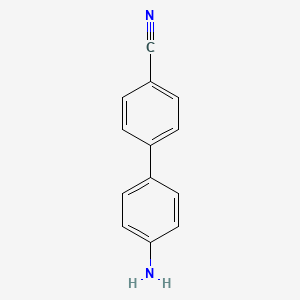 molecular formula C13H10N2 B1266506 4-氨基-4'-氰基联苯 CAS No. 4854-84-6