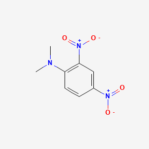 molecular formula C8H9N3O4 B1266508 N,N-二甲基-2,4-二硝基苯胺 CAS No. 1670-17-3