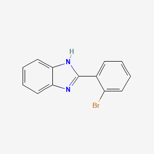 molecular formula C13H9BrN2 B1266510 2-(2-溴苯基)-1H-苯并咪唑 CAS No. 13275-42-8