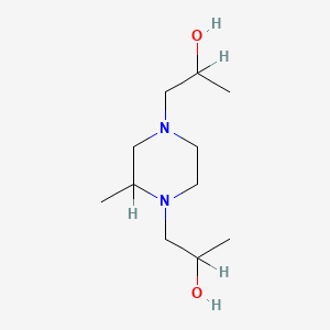 molecular formula C11H24N2O2 B1266516 3,3'-(2-甲基哌嗪-1,4-二基)二丙醇 CAS No. 94-72-4