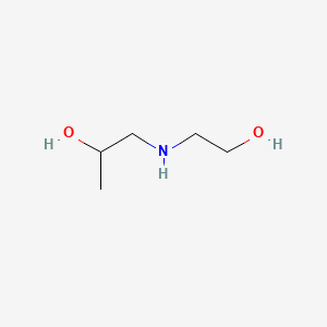 B1266523 1-((2-Hydroxyethyl)amino)propan-2-ol CAS No. 6579-55-1