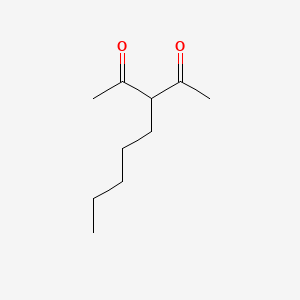 molecular formula C10H18O2 B1266524 3-Pentylpentane-2,4-dione CAS No. 27970-50-9