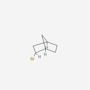 molecular formula C7H11B B1266525 双环[2.2.1]庚烷，2-溴-，(1S-exo)-(9CI) CAS No. 2534-77-2