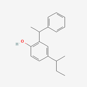 molecular formula C18H22O B1266526 4-叔丁基-2-(1-苯乙基)苯酚 CAS No. 2622-83-5