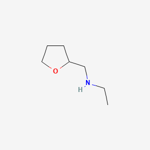 molecular formula C7H15NO B1266527 N-乙基四氢呋喃甲胺 CAS No. 7179-86-4