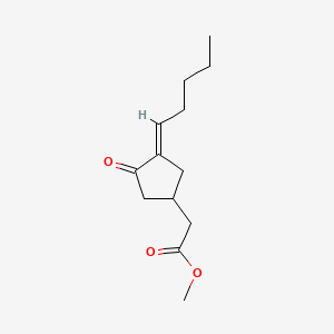 Methyl 3-oxo-4-pentylidenecyclopentaneacetate