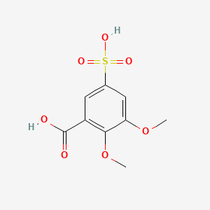 2,3-Dimethoxy-5-sulphobenzoic acid