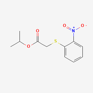 Acetic acid, ((2-nitrophenyl)thio)-, 1-methylethyl ester