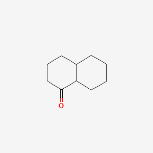 molecular formula C10H16O B1266532 1(2H)-萘酮，八氢- CAS No. 4832-16-0