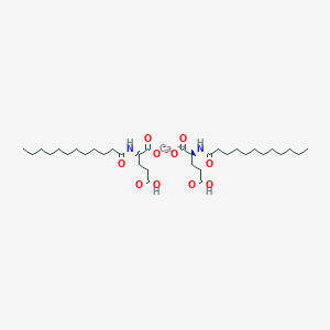 calcium;(2S)-2-(dodecanoylamino)-5-hydroxy-5-oxopentanoate