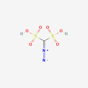 1-Lambda(5)-diazenylidenemethanedisulfonic acid