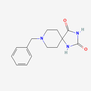 B1266537 8-Benzyl-1,3,8-triazaspiro[4.5]decane-2,4-dione CAS No. 28936-94-9
