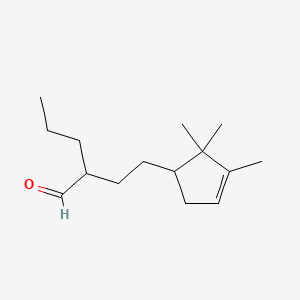 2,2,3-Trimethyl-alpha-propylcyclopent-3-enebutyraldehyde