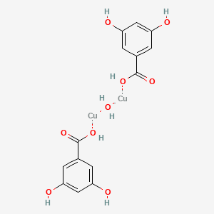 Bis(3,5-dihydroxybenzoato-O1)-mu-oxodicopper