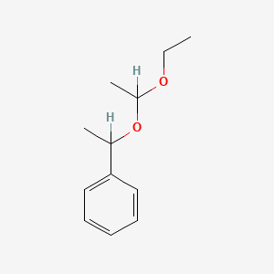 molecular formula C12H18O2 B12665453 [1-(1-Ethoxyethoxy)ethyl]benzene CAS No. 66222-21-7