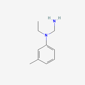 molecular formula C10H16N2 B12665646 N-Ethyl-N-(m-tolyl)methylenediamine CAS No. 94291-73-3