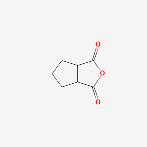 molecular formula C7H8O3 B1266570 Tetrahydro-1h-cyclopenta[c]furan-1,3(3ah)-dione CAS No. 5763-49-5