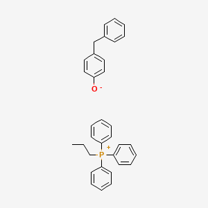 4-benzylphenolate;triphenyl(propyl)phosphanium