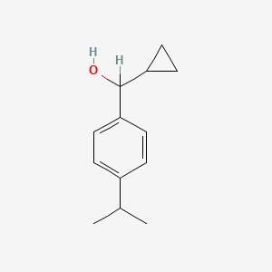 molecular formula C13H18O B1266572 alpha-Cyclopropyl-4-isopropylbenzyl alcohol CAS No. 75024-29-2