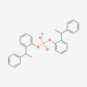 Bis(o-(1-phenylethyl)phenyl) hydrogen phosphate