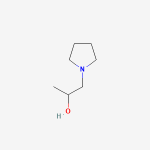 molecular formula C7H15NO B1266575 α-甲基吡咯烷-1-乙醇 CAS No. 42122-41-8