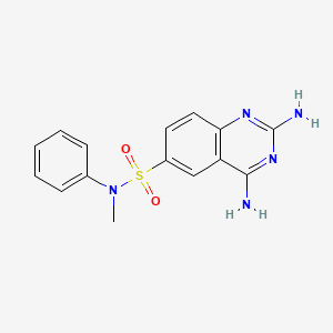 2,4-Diamino-quinazoline-6-sulfonic acid methyl-phenyl-amide