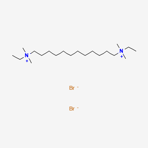 (Dodecane-1,12-diylbis(ethyldimethylammonium)) dibromide