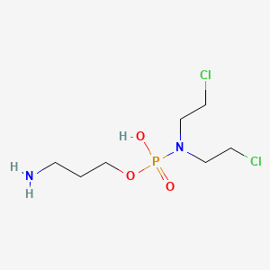 molecular formula C7H17Cl2N2O3P B1266582 Cytoxyl amine CAS No. 3308-51-8