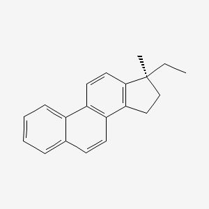 15H-Cyclopenta(a)phenanthrene, 17alpha-ethyl-16,17-dihydro-17-methyl-