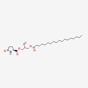 2-Hydroxy-3-(stearoyloxy)propyl 5-oxo-L-prolinate