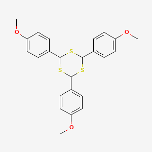 B12665846 1,3,5-Trithiane, 2,4,6-tris(4-methoxyphenyl)- CAS No. 5692-49-9