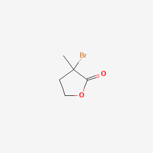 molecular formula C5H7BrO2 B1266586 3-溴二氢-3-甲基呋喃-2(3H)-酮 CAS No. 33693-67-3