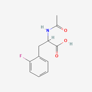 molecular formula C11H12FNO3 B1266588 2-乙酰氨基-3-(2-氟苯基)丙酸 CAS No. 66574-84-3