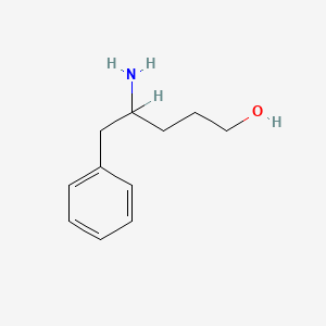 molecular formula C11H17NO B1266589 4-氨基-5-苯基戊醇 CAS No. 82590-43-0